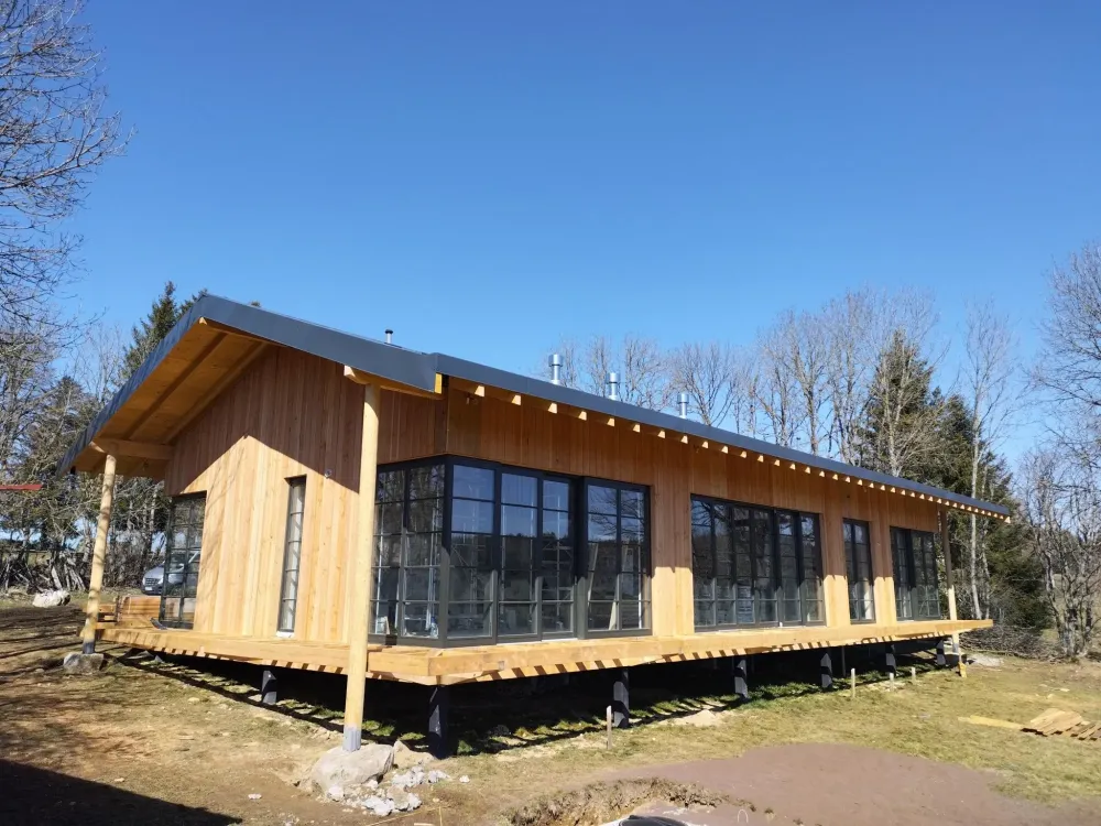 Ossature bois près de Villeneuve-de-Berg
