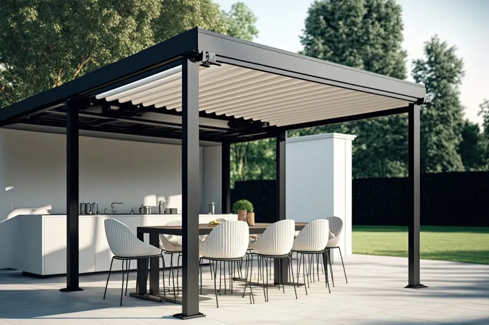 Pergola près de Villeneuve-de-Berg